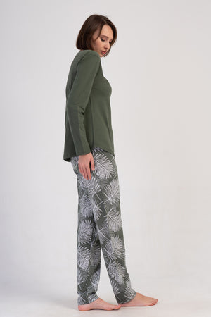 KADIN PIJAMA TAKIM SUPREM 410020 - VienettaMEADOWL