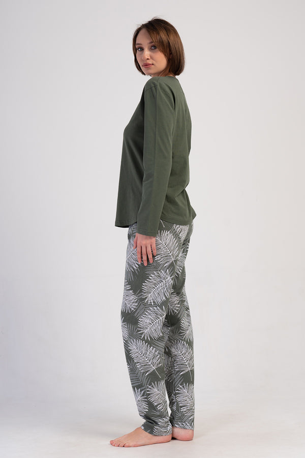 KADIN PIJAMA TAKIM SUPREM 410020 - VienettaMEADOWL
