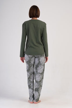 KADIN PIJAMA TAKIM SUPREM 410020 - VienettaMEADOWL