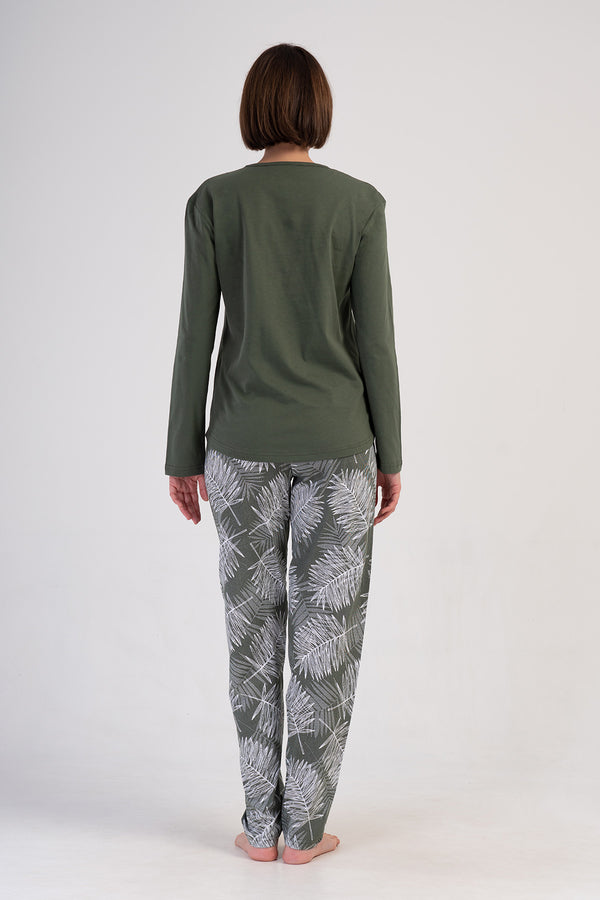KADIN PIJAMA TAKIM SUPREM 410020 - VienettaMEADOWL