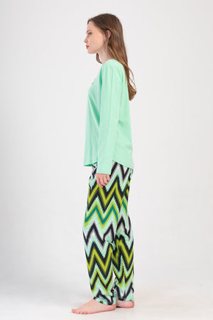 KADIN PIJAMA TAKIM SUPREM 410021 - Vienetta1.GrupMINT