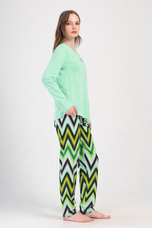 KADIN PIJAMA TAKIM SUPREM 410021 - Vienetta1.GrupMINT