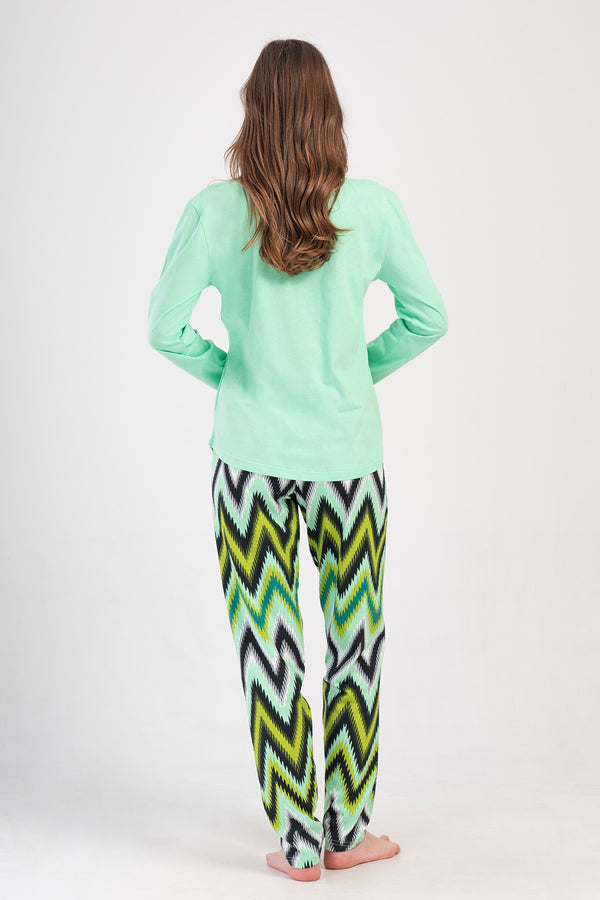 KADIN PIJAMA TAKIM SUPREM 410021 - Vienetta1.GrupMINT