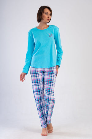 KADIN PIJAMA TAKIM SUPREM 410024 - Vienetta1.GrupMAVI