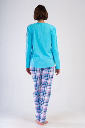 KADIN PIJAMA TAKIM SUPREM 410024 - Vienetta1.GrupMAVI