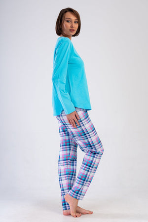 KADIN PIJAMA TAKIM SUPREM 410024 - Vienetta1.GrupMAVI