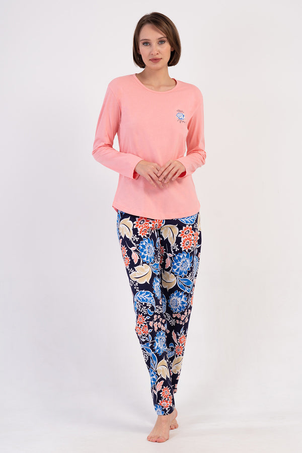 KADIN PIJAMA TAKIM SUPREM 410026 - Vienetta1.GrupPINK