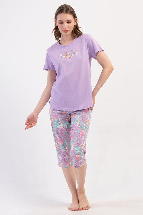 Woman Supreme Big Size Hira Capri Set