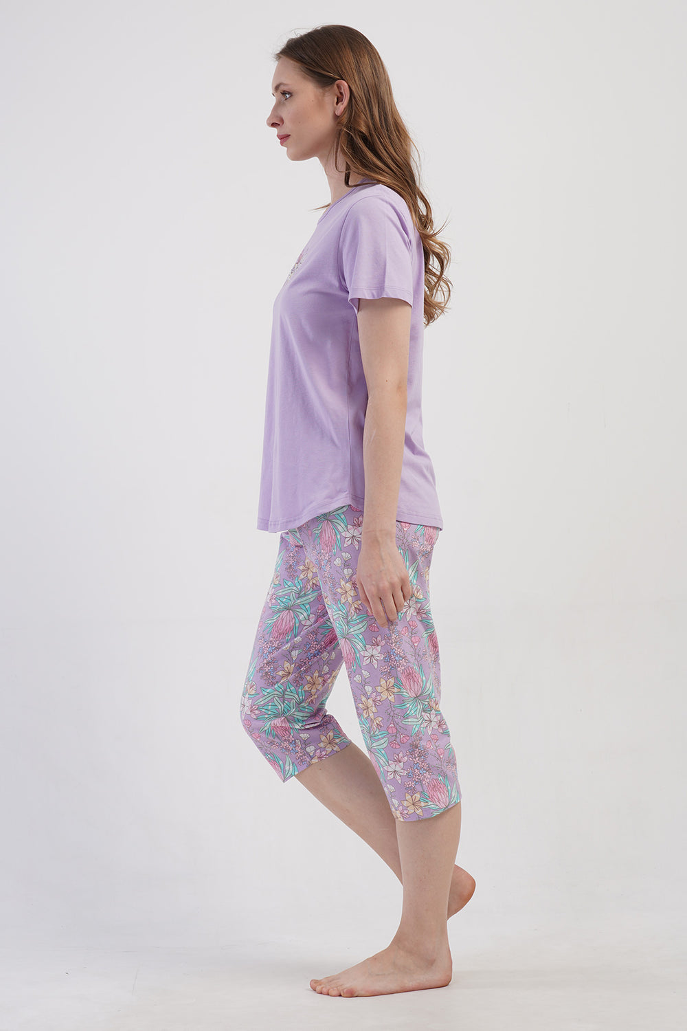 Woman Supreme Big Size Hira Capri Set