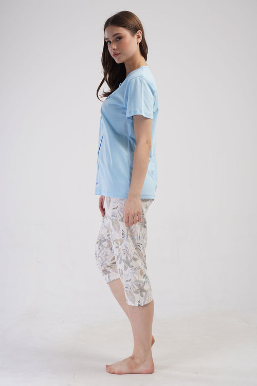 KADIN P.SUPREM XXL TAMAMI DUGMELI KISA KOL KAPRI TAKIM - Vienetta1.Grup14 - 4121TCX