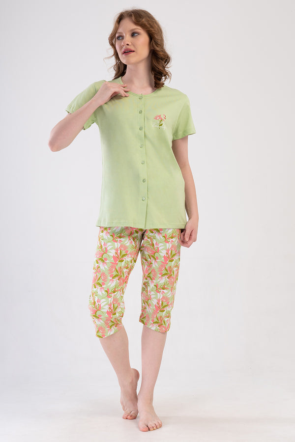 KADIN KAPRI TAKIM SUPREM 410040 - Vienetta1.GrupCELADONGREEN