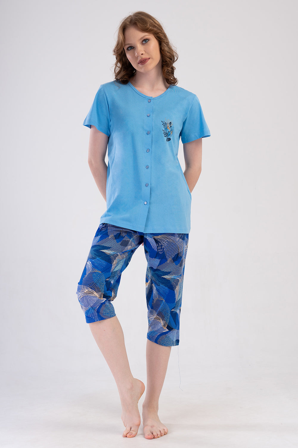 Woman Supreme Big Size Tiva Capri Set