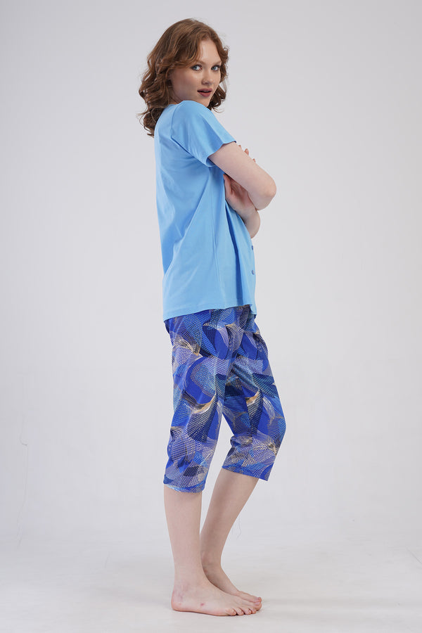 Woman Supreme Big Size Tiva Capri Set