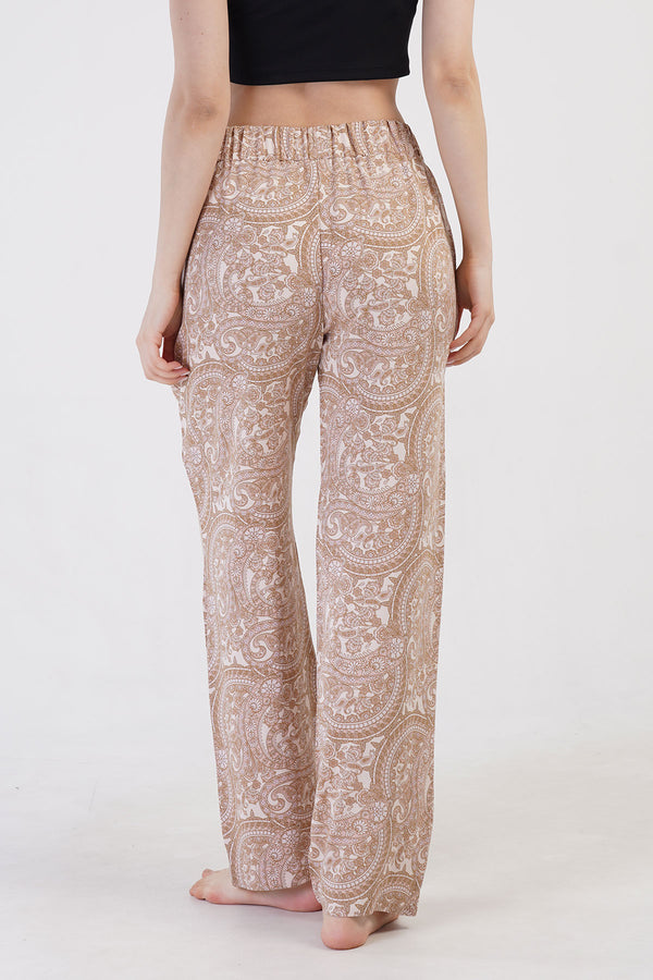 KADIN TEK ALT PIJAMA VISCON 410054 - Vienetta1.GrupSOFT PINK