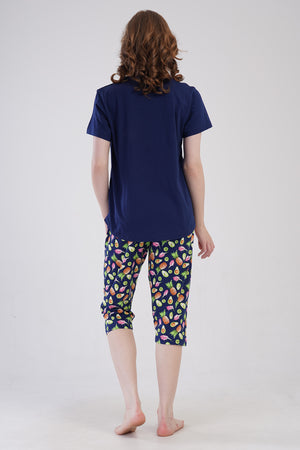 KADIN XXL KAPRI TAKIM SUPREM 410070 - Vienetta1.GrupY.LACIVERT