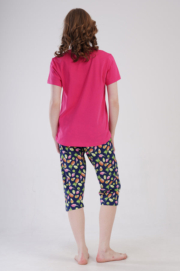 KADIN XXL KAPRI TAKIM SUPREM 410070 - Vienetta1.GrupY.LACIVERT