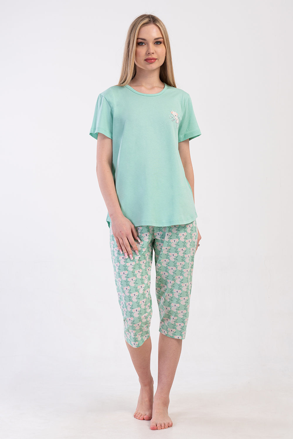 KADIN XXL KAPRI TAKIM SUPREM 410105 - Vienetta1.GrupYESIL