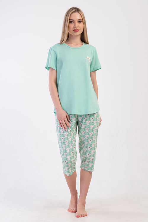 KADIN XXL KAPRI TAKIM SUPREM 410105 - Vienetta1.GrupYESIL