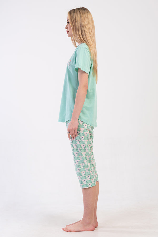 KADIN XXL KAPRI TAKIM SUPREM 410105 - Vienetta1.GrupYESIL