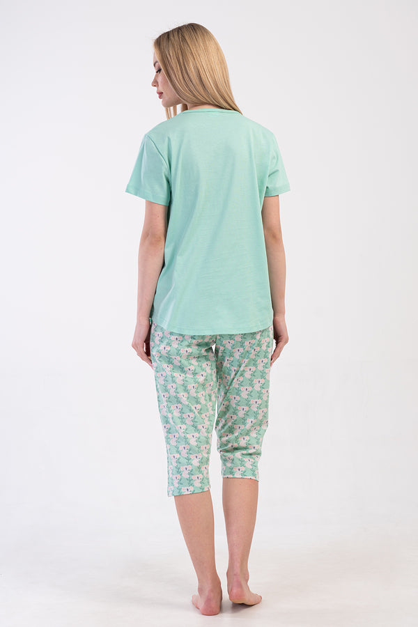 KADIN XXL KAPRI TAKIM SUPREM 410105 - Vienetta1.GrupYESIL