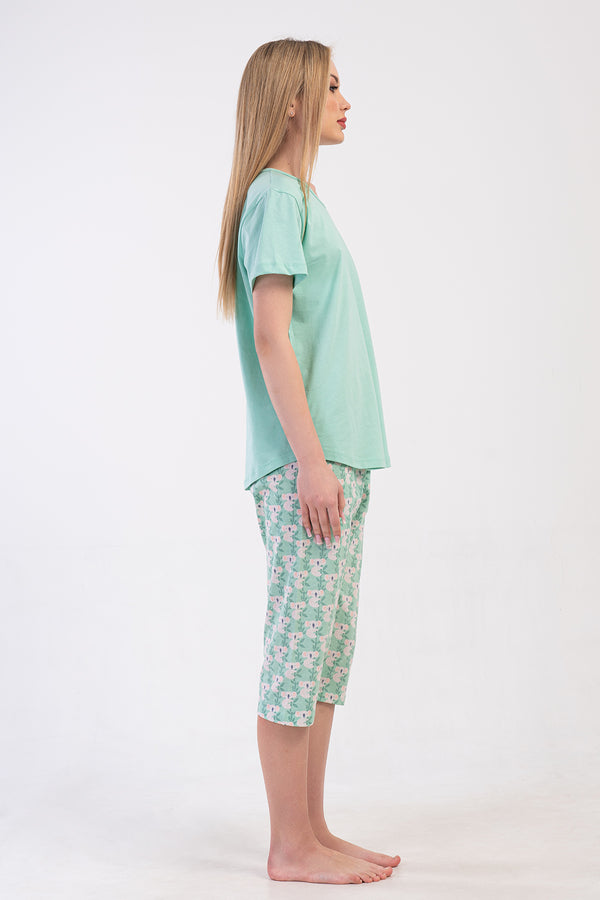 KADIN XXL KAPRI TAKIM SUPREM 410105 - Vienetta1.GrupYESIL