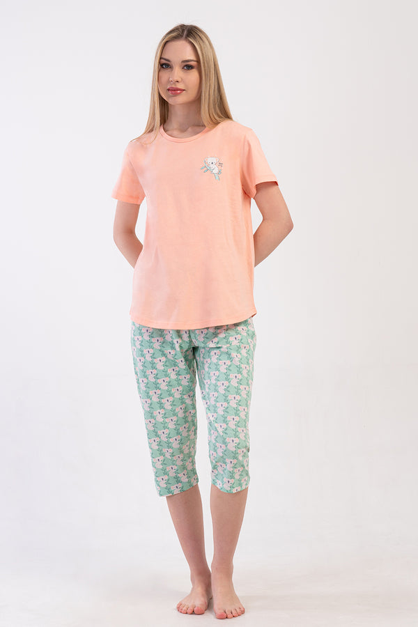 KADIN XXL KAPRI TAKIM SUPREM 410105 - Vienetta1.GrupBABY PINK