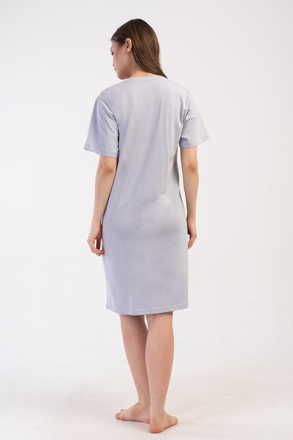 KADIN P.SUPREM CIFT PATLI KISA KOL HAMILE TUNIK