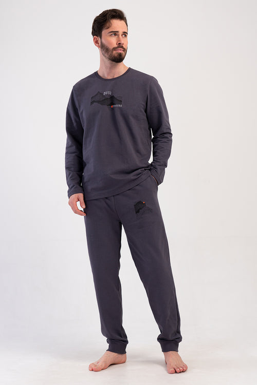 ERKEK PIJAMA TAKIM 2IPLIK 411003 - Vienetta1.GrupFUME