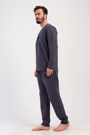 ERKEK PIJAMA TAKIM 2IPLIK 411003 - Vienetta1.GrupFUME