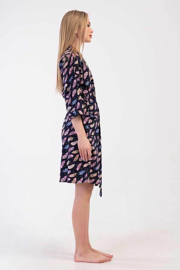 KADIN XXL SABAHLIK SUPREM 411017 - VienettaY.LACIVERT2XL