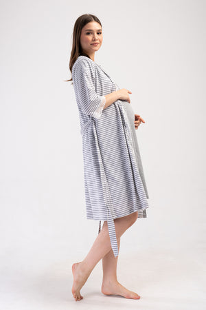 KADIN SABAHLIK TAKIM SUPREM 411064 - Vienetta1.GrupGRAY MELANGE