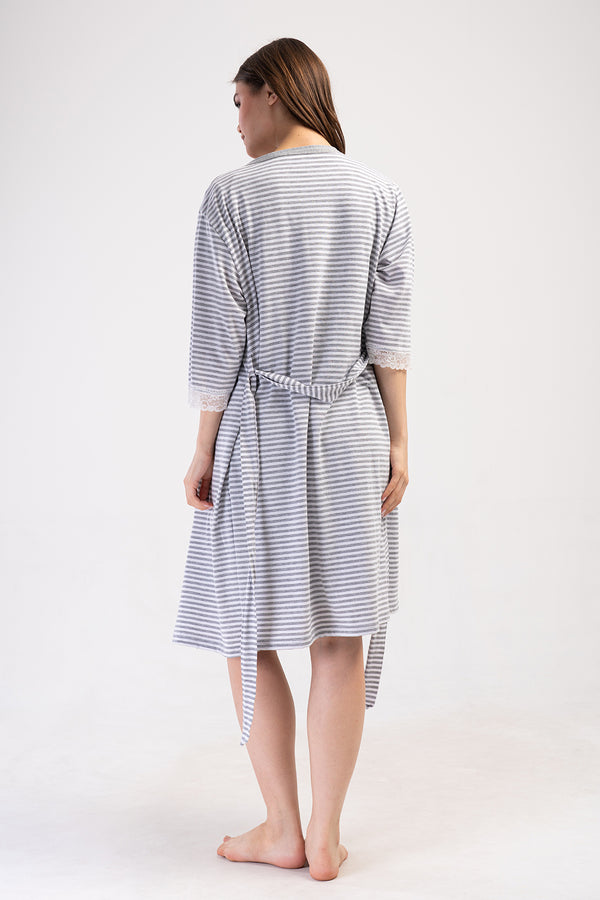 KADIN SABAHLIK TAKIM SUPREM 411064 - Vienetta1.GrupGRAY MELANGE