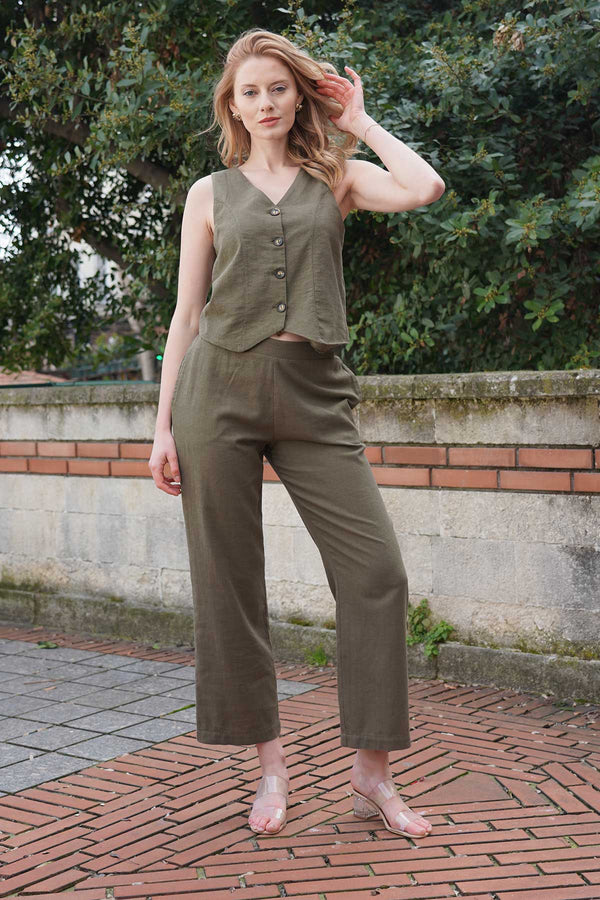 KADIN PANTOLON TAKIM VIENETTA PLUS 412006 - VienettaHAKIS