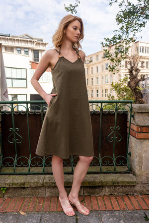 KADIN ELBISE VIENETTA PLUS 412008 - Vienetta1.GrupHAKI