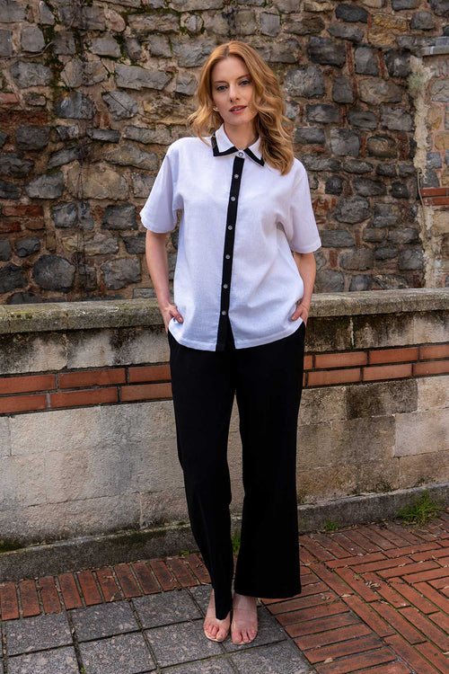 KADIN PANTOLON TAKIM VIENETTA PLUS 412013 - Vienetta1.GrupBEYAZ