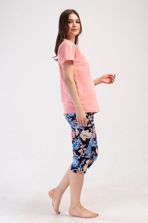 Woman Supreme Zila Buttoned Capri Set