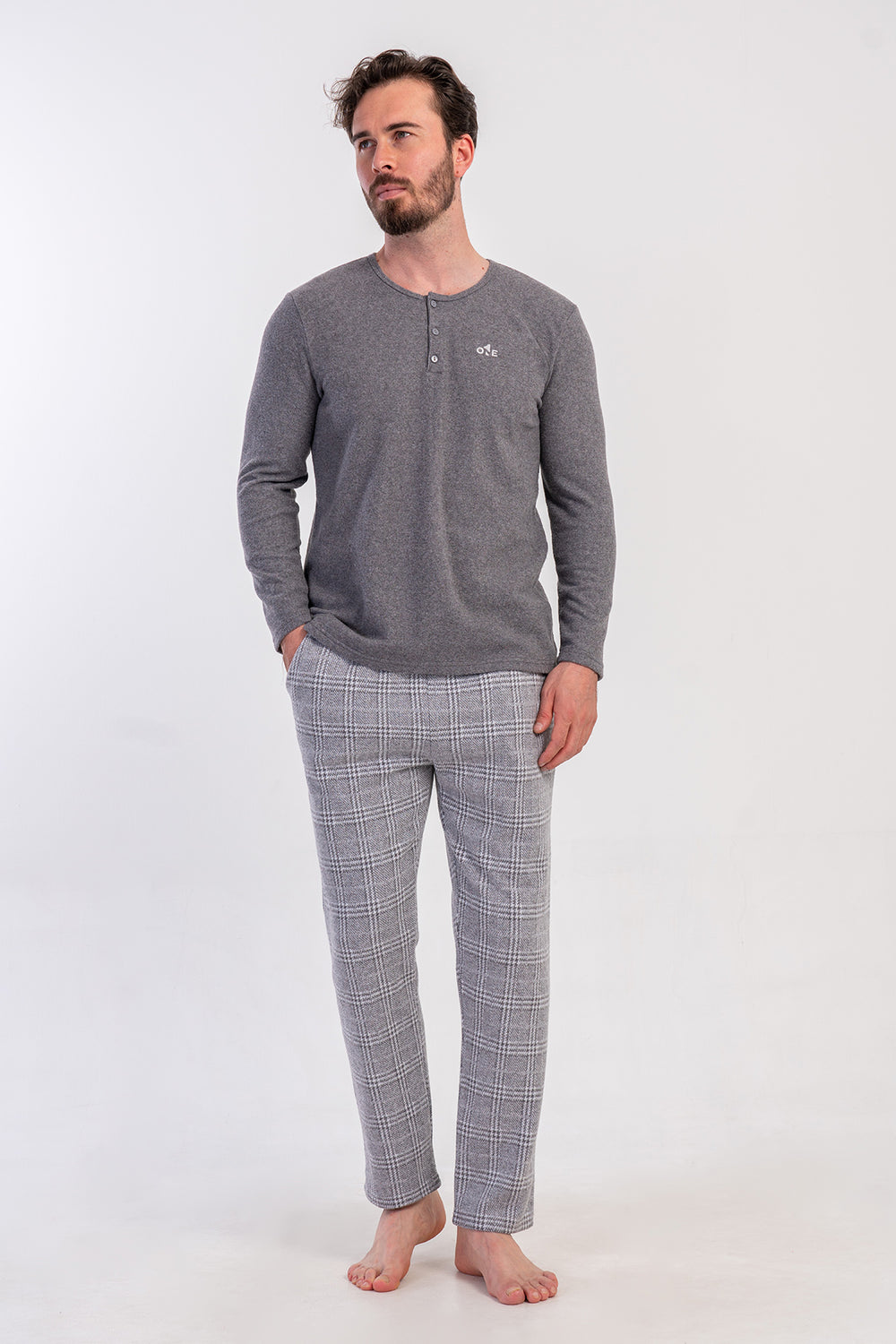 Man Jacquard Interlock Jesón Pyjama Set