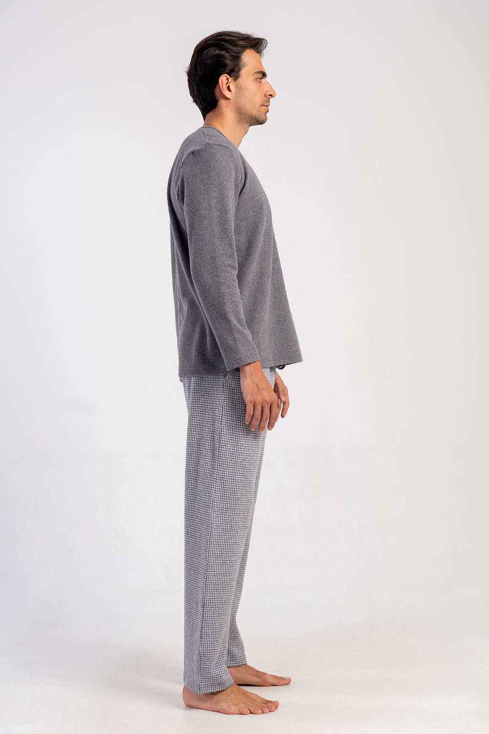 ERKEK PIJAMA TAKIM JAKARLI INTERLOK 501004 - Vienetta1.GrupFUME