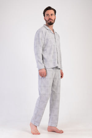 ERKEK PIJAMA TAKIM JAKARLI INTERLOK 501006 - VienettaGRIM