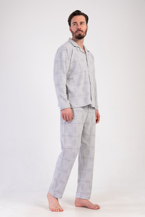 ERKEK PIJAMA TAKIM JAKARLI INTERLOK 501006 - VienettaGRIM