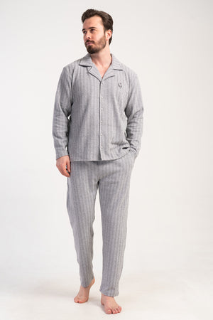 Man Jacquard Interlock Obran Pyjama Set