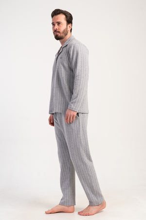 Man Jacquard Interlock Obran Pyjama Set