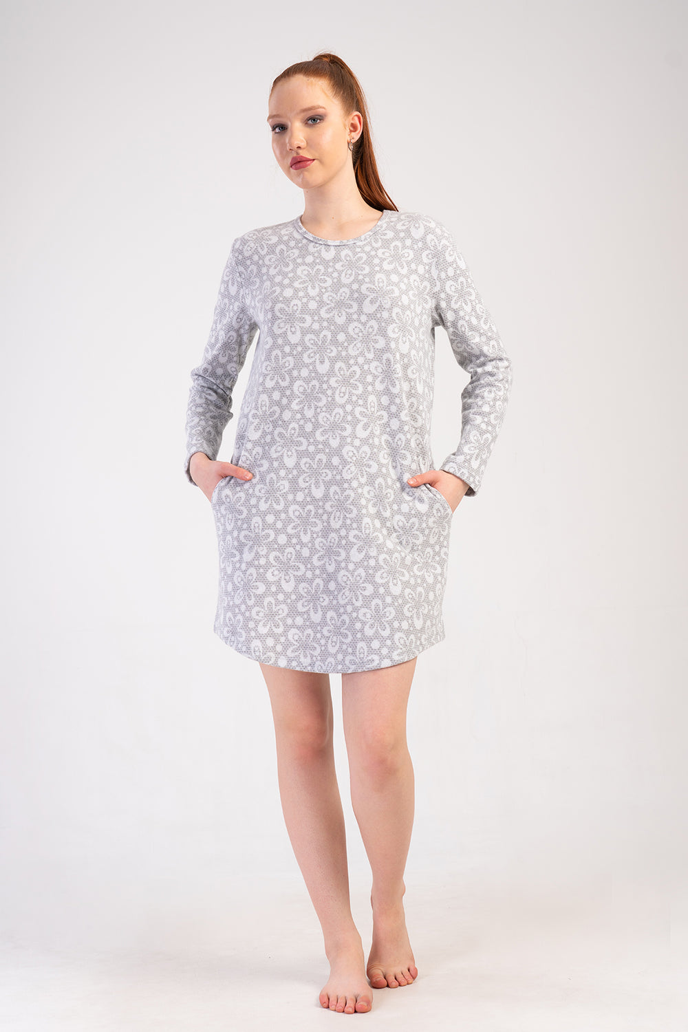 Woman Jacquard Interlock Snowy Tunic