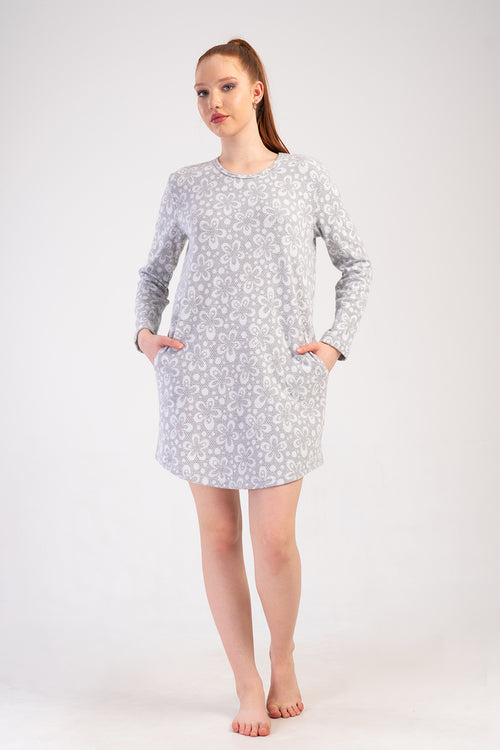 Woman Jacquard Interlock Snowy Tunic