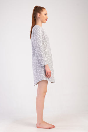 Woman Jacquard Interlock Snowy Tunic