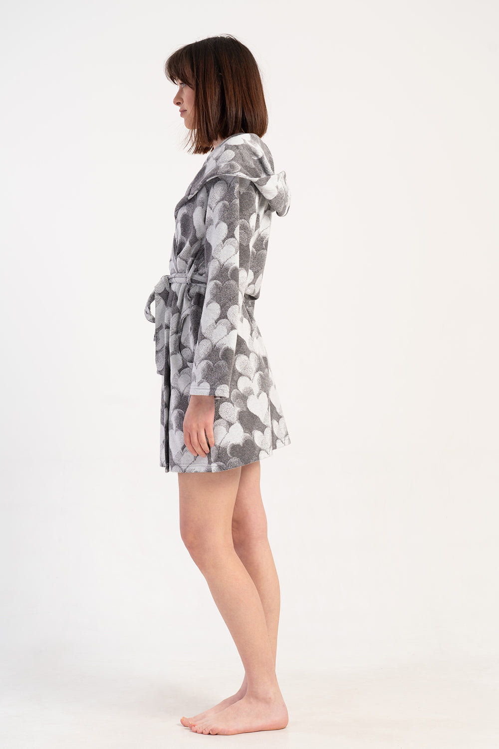 Woman Jacquard Interlock Yeha Dressing Gown