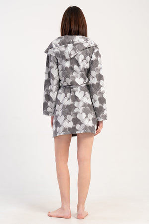 Woman Jacquard Interlock Yeha Dressing Gown