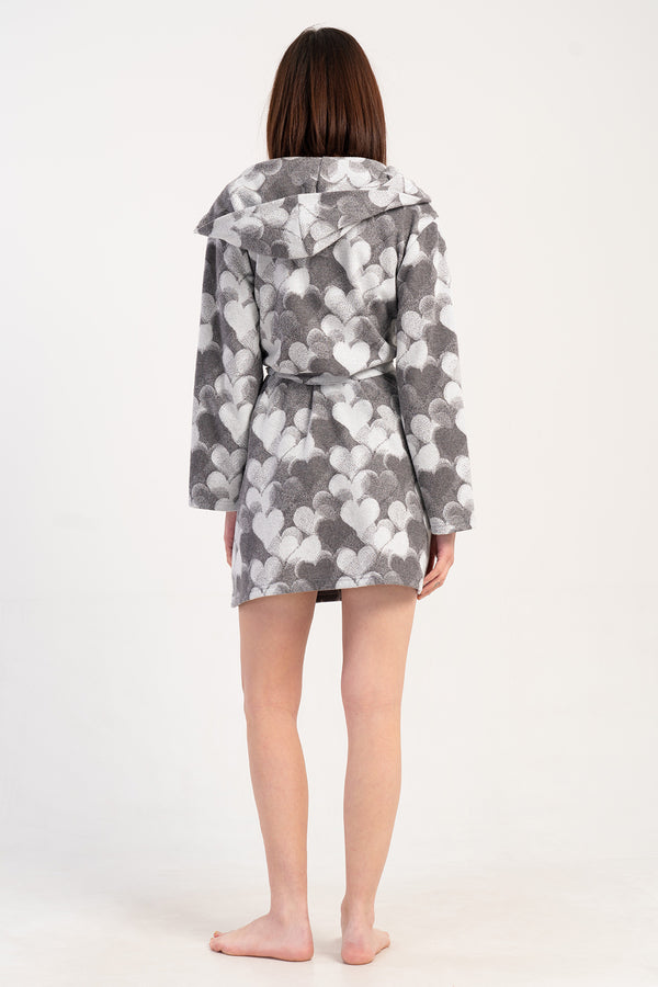 Woman Jacquard Interlock Yeha Dressing Gown