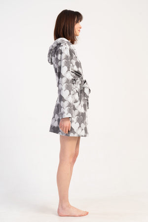 Woman Jacquard Interlock Yeha Dressing Gown