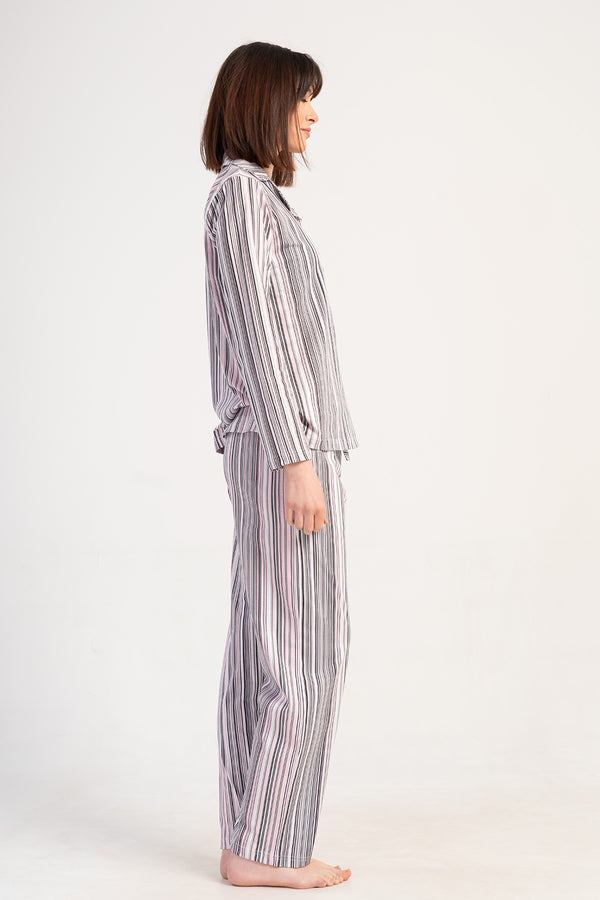 KADIN PIJAMA TAKIM SUPREM 501037 - Vienetta1.GrupAÇIK PEMBE